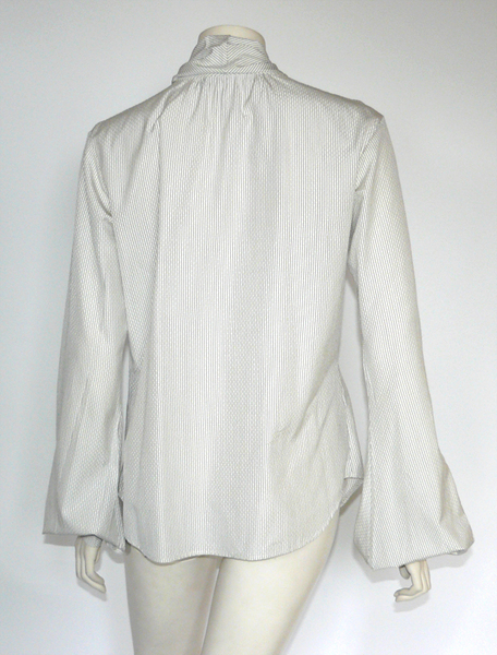Chemisier H&M Gris Taille 36/S - En Soie Et Mélange - Style Blogger Tendance Avec Strass - Neuf Sans Étiquette