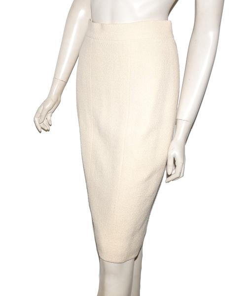 Ensemble Veste Et Jupe Tahari - Taille 6, Rose/ivoire/jaune, Neuf Avec étiquettes