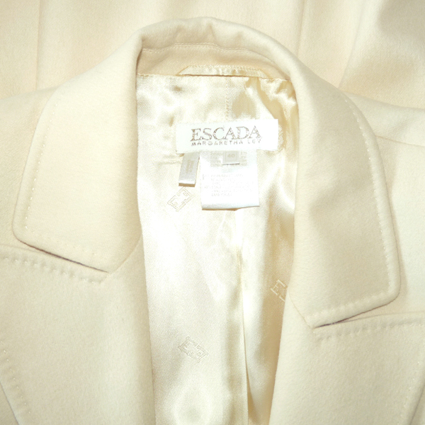 Jupe Chic ESCADA En Laine Vierge Camel - Taille 44 - Occasion Très Bon État