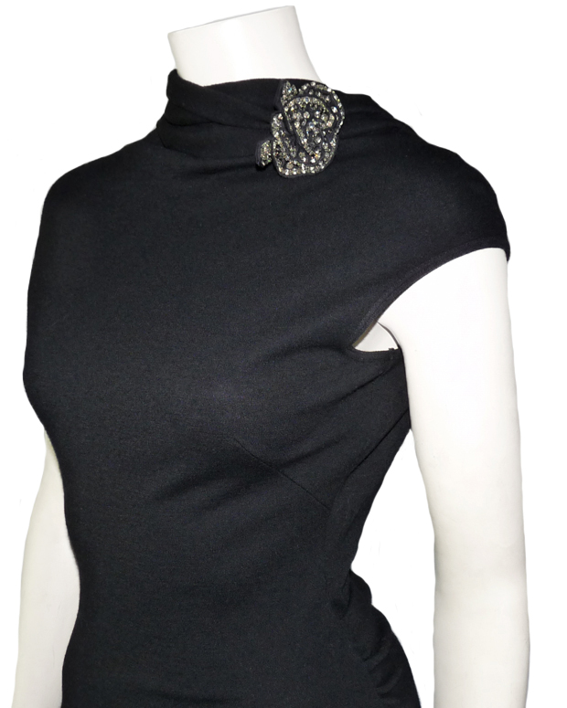 Robe Crayon BLUGIRL BLUMARINE Noir - Taille IT46 (L), Laine Stretch, Sans Manches - Occasion Très Bon état