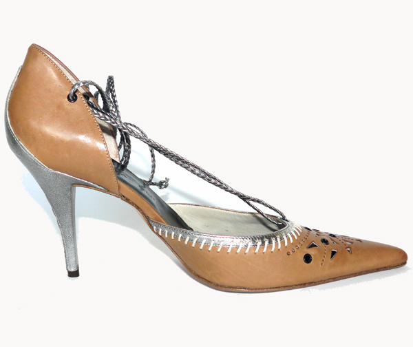 Escarpins Cuir Argenta - Pointure UK 4 1/2 (EU 37.5) - Marron - Fabriqué En Espagne - Occasion