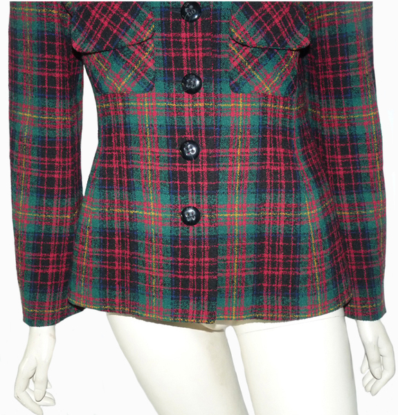 Veste Sonia Rykiel Laine Taille 38 - Occasion En Excellent état, Gris Chiné, Classique