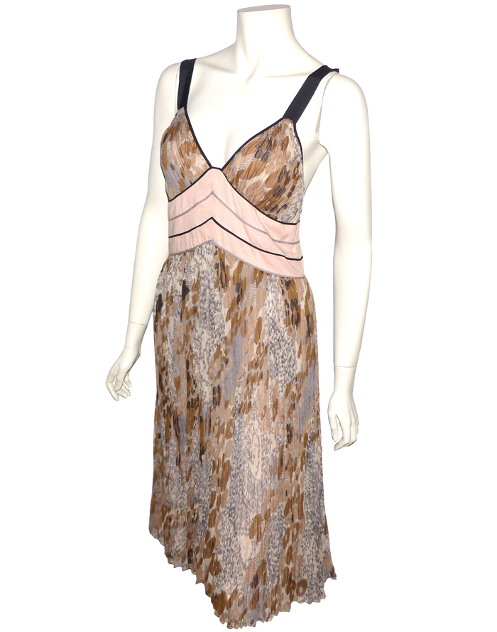 Top En Soie Catherines Malandrino - Modèle Halter, Taille 6, Couleur Grise - Neuf Avec étiquettes