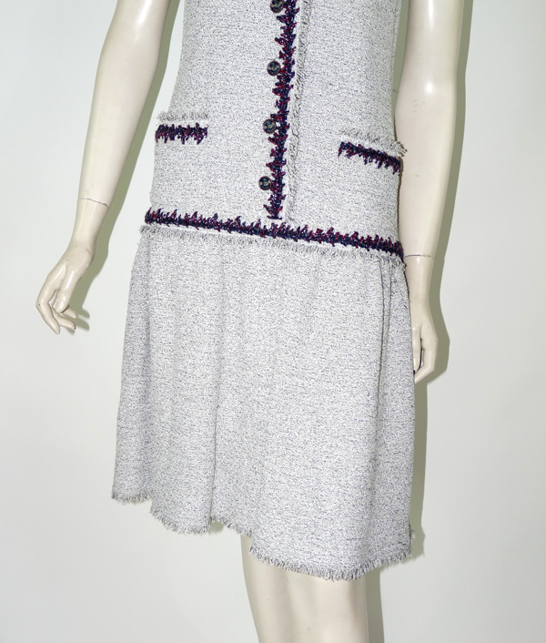 Tenue Tailleur Jupe Tweed Mauve Bloomingdale's - Taille 10 - Occasion Excellent état