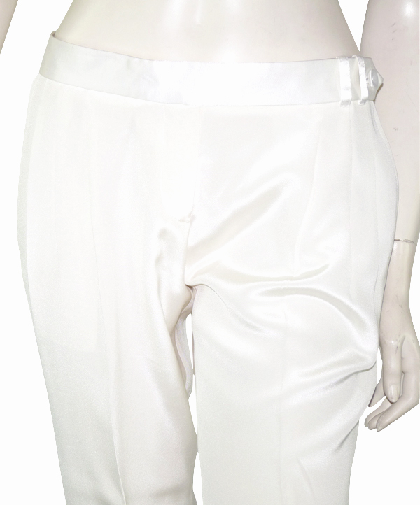Pantalon Droit En Soie Rose Barbara Bui - Taille S - Parfait État (Occasion) - Modèle 044220014
