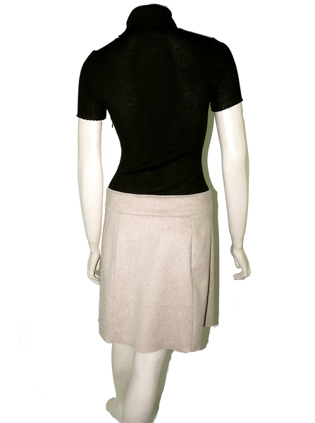Robe Cocktail Paule Ka Taille 38 - Beige Mastic & Noire - Neuve Sans étiquette