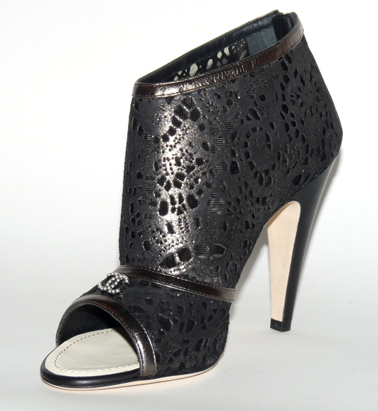 Escarpins JustFab Haleecie - Dentelle Noire - Taille 6 US - Talons Mi-hauts - Neufs En Boîte