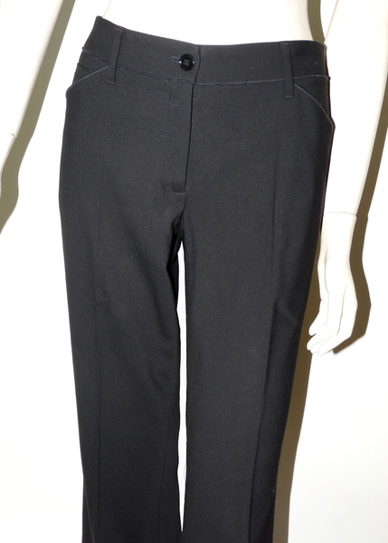 Pantalon Classique Stella McCartney Taille 40/42 - Gris à Carreaux, Coupe Flare - Occasion En Très Bon état