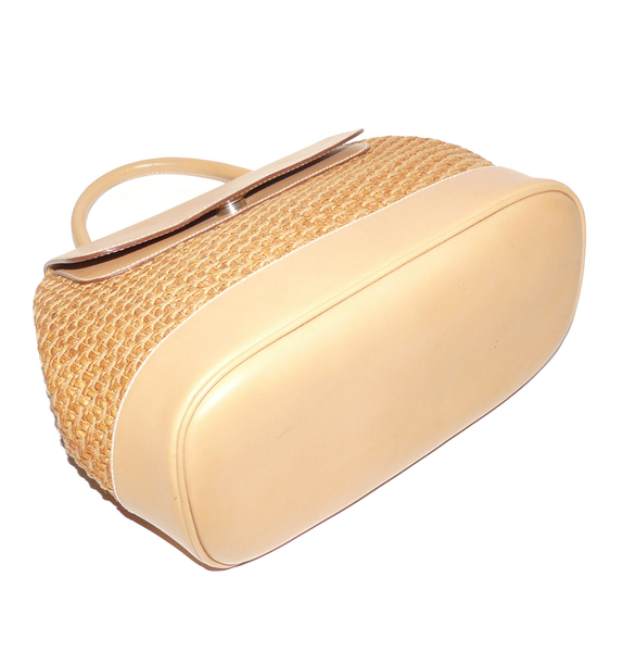 Sac Pochette Ordinateur INÈS DE LA FRESSANGE En Daim Chocolat - Occasion, Style Porte-Document