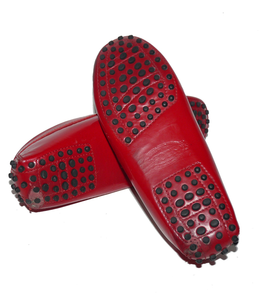 Tod's Gommino En Cuir Rouge - Pointure 41 - Homme/Femme - Loafer Classique Italien