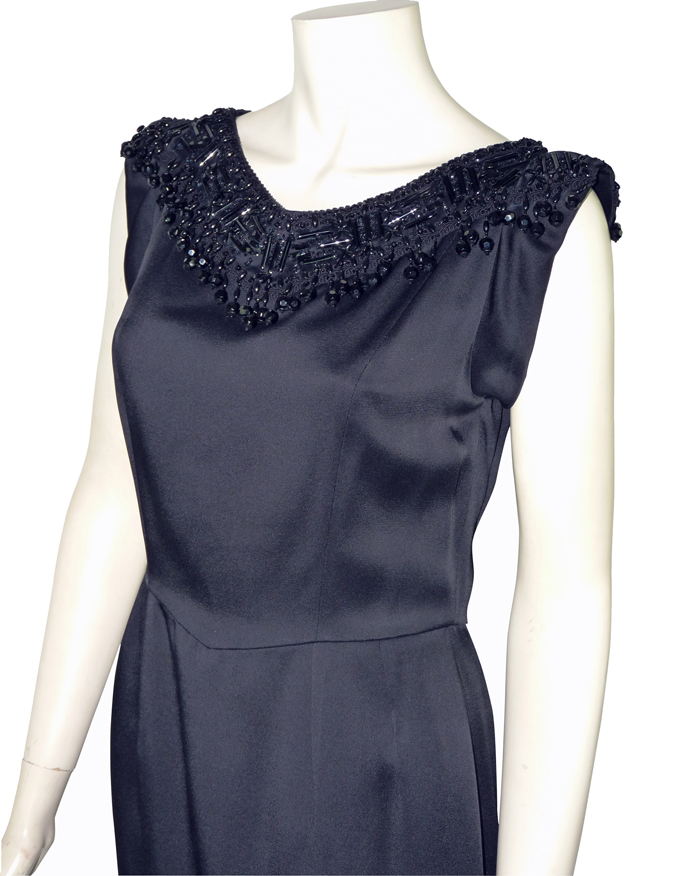 Robe Cocktail Phase Eight En Viscose & Soie - Noir Nude Taille 12 - Superbe