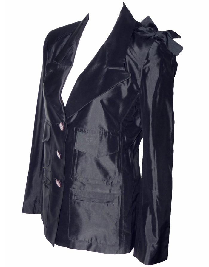 Petite Veste Sonia Rykiel Pour H&M - Laine Et Angora Noir - Taille S/XS - Occasion Très Bon état