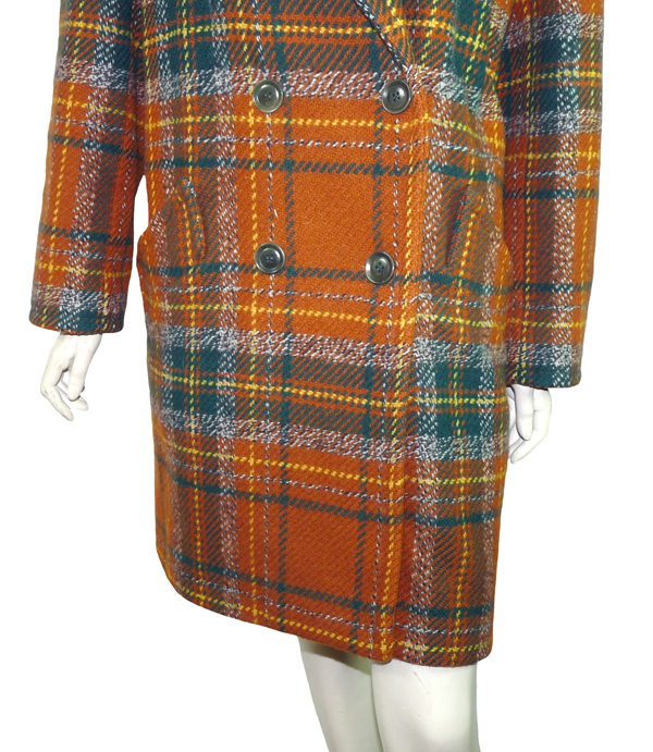 Manteau Marron Torrente Couture - Taille 40, Occasion En Très Bon état, Coupe Basique Pour Femme