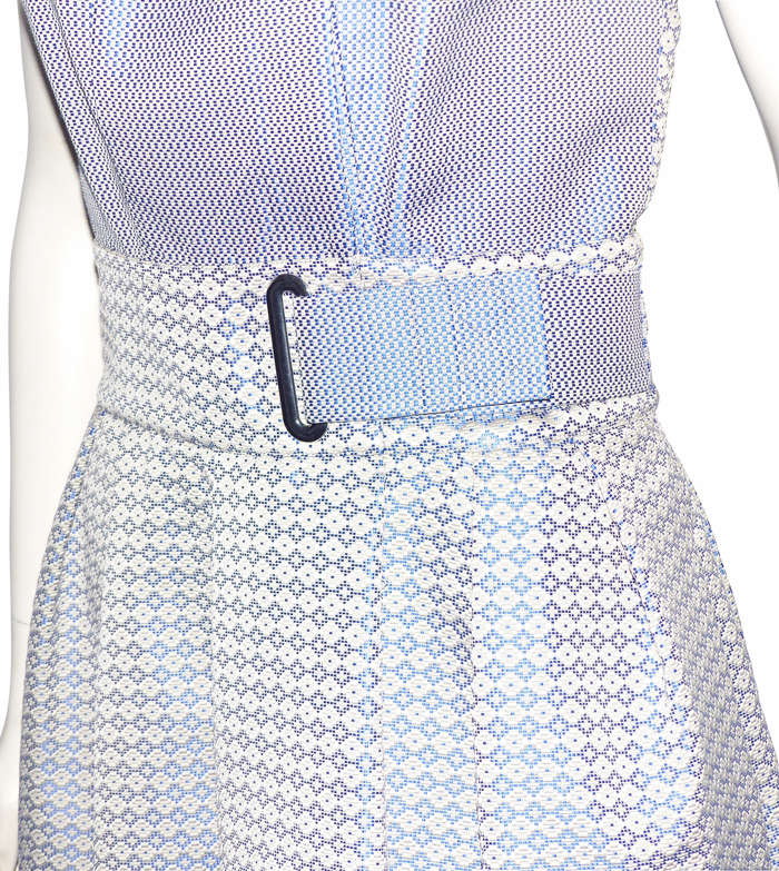 Kenzo Robe depot vente de luxe en ligne kenzo robe tissée bleue ...