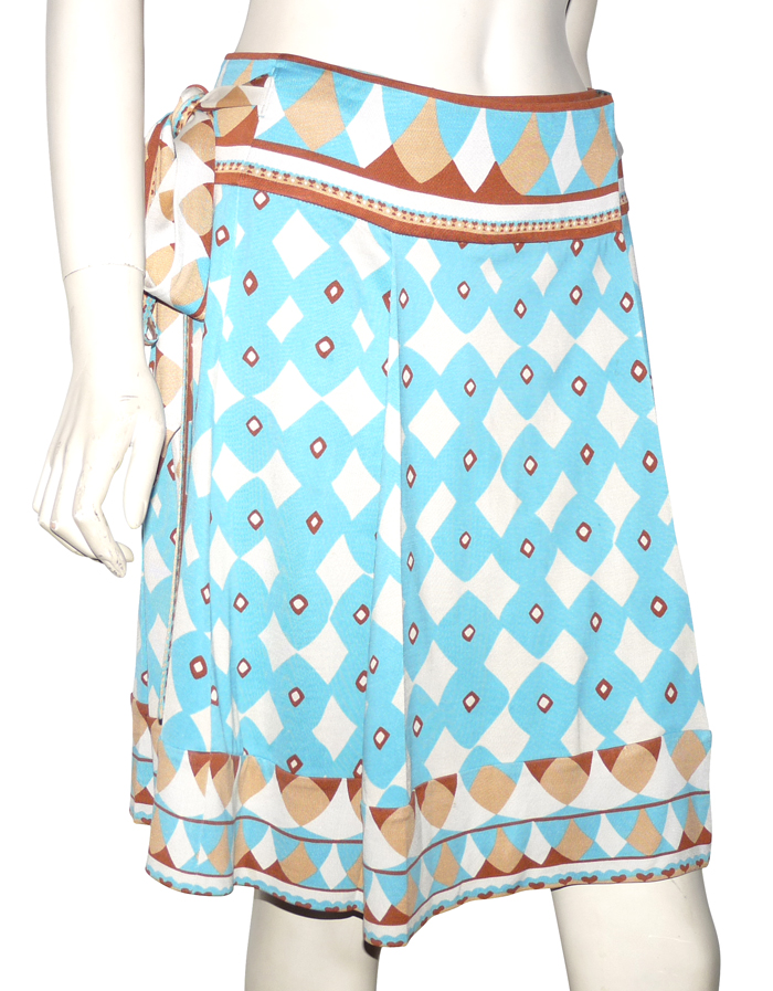 Jupe Patchwork Diane Von Furstenberg Voyager - Taille US 12 / UK 16 - Neuf Avec étiquettes