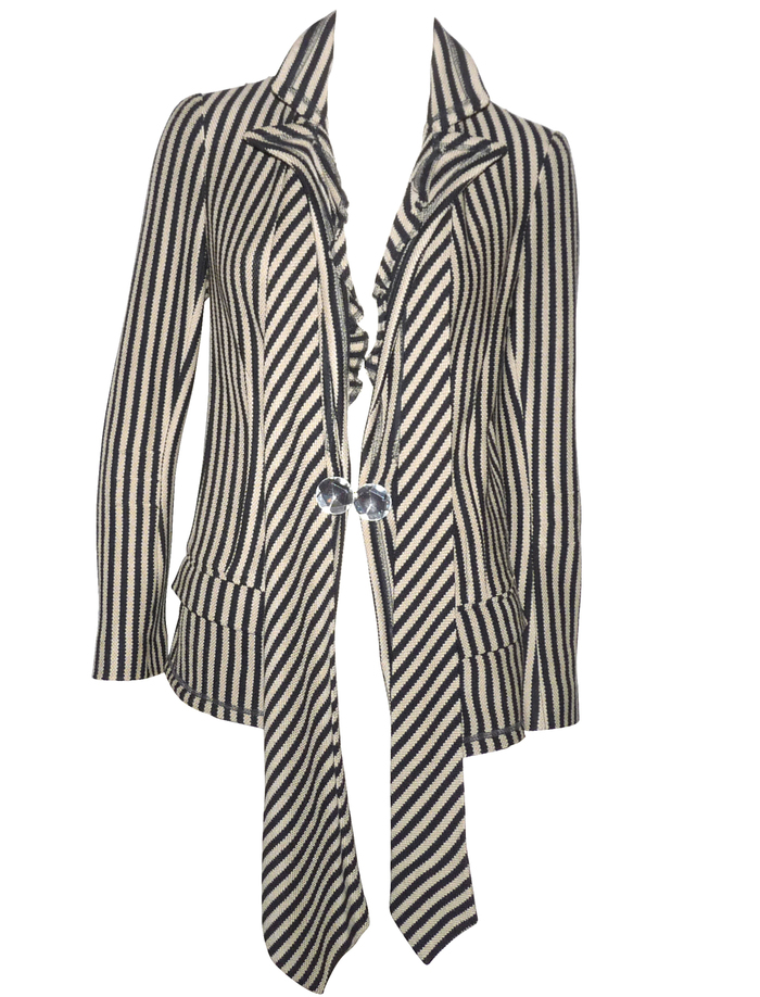 Veste En Laine Sonia Rykiel – Taille 38, Noir, Style Blazer Pour Toutes Occasions