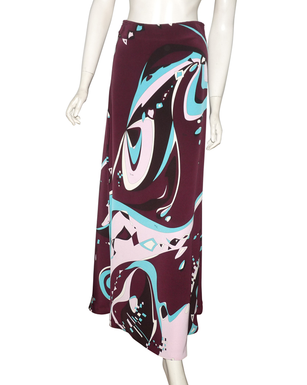 Mini-jupe Emilio Pucci Noire En Coton Piqué, Taille 4 (36) - Occasion Parfait état