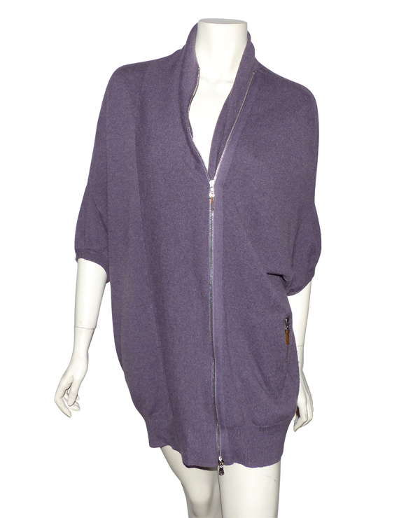 Pull Femme 100% Cachemire Brunello Cucinelli - Taille 50 - Violet - Occasion Très Bon état