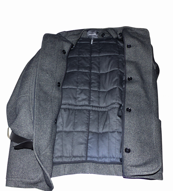 Manteau Isabel Marant En Laine Bouclée Et Cuir - Taille 2 (38/42) - Occasion Très Bon état