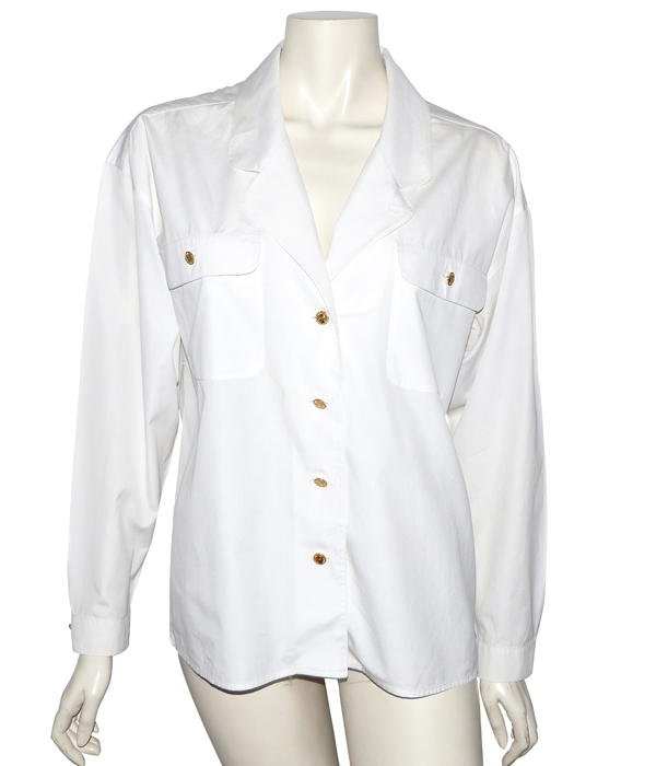 Chemisier Femme Venca 100% Coton Blanc - Taille S - Neuf Avec étiquettes - Coupe Ajustée