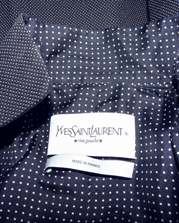 Veste Yves Saint Laurent Taille 48 Homme - Classique - Bleu - France - Occasion Très Bon État