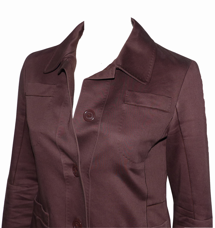 Veste Marron Banana Republic En Coton/polyester - Taille L - Occasion Très Bon état