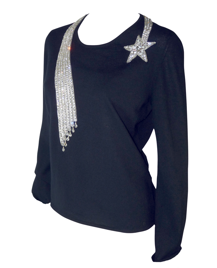 Blouse luxe en 100% soie imprimé graphique MANOUSH T.40/42 Neuf