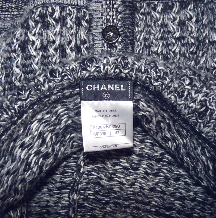 Pull Devernois Cachemire, Laine, Soie, Cuir - Gris Et Rose - Taille M - Neuf Avec étiquettes