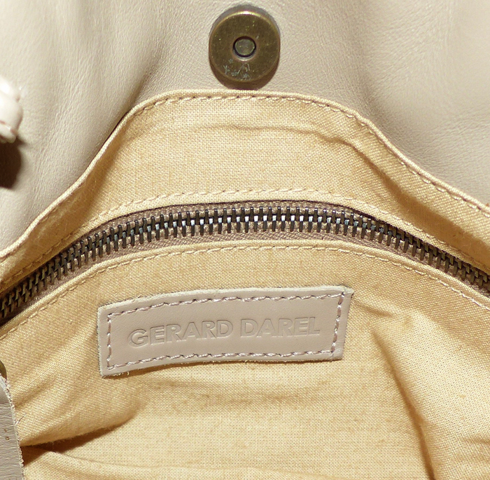 Ceinture Large En Daim Beige Gérard Darel - Taille 90 - Fabriquée En France - Occasion