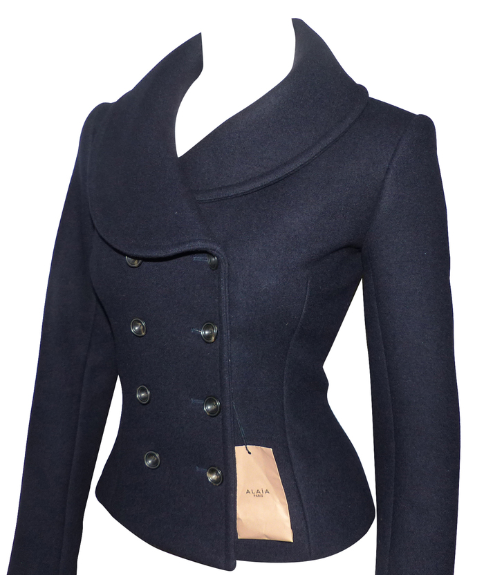 Veste En Laine ROYAL MER - Taille 42 - Couleur Noir - Occasion Très Bon état - Style Classique