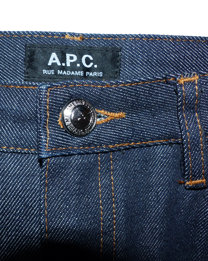 Jupe En Jean Brut APC – Taille M, Mini, Couleur Marine, Neuf Sans étiquettes