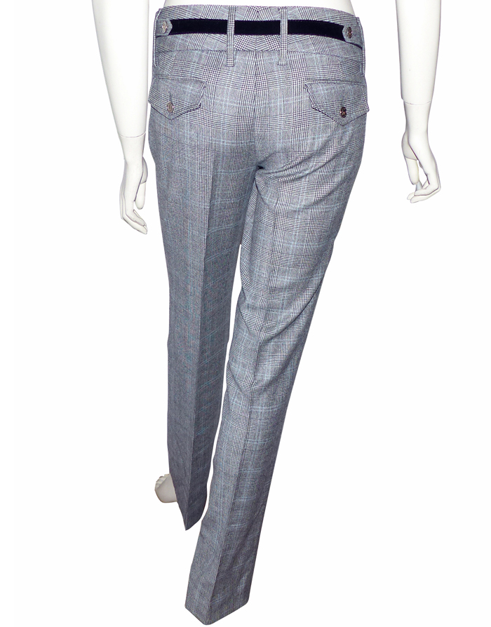 Pantalon Dolce & Gabbana - Taille 46 - Noir/Gris - Occasion Très Bon État