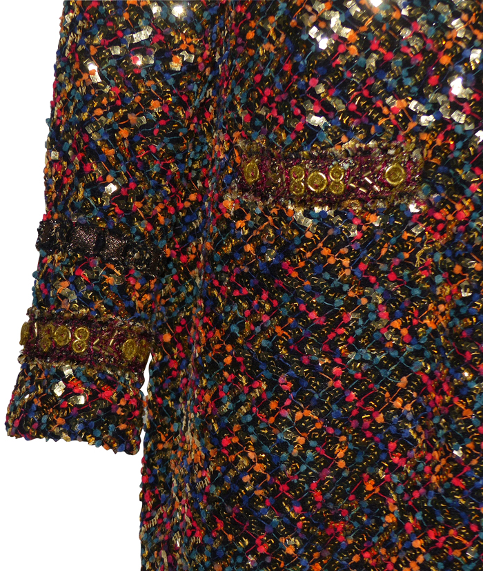 FEESHOW Boléro Paillettes Brillant Femme - Veste Sequins Manches Longues Pour Soirée Fête Clubwear Jazz Dance