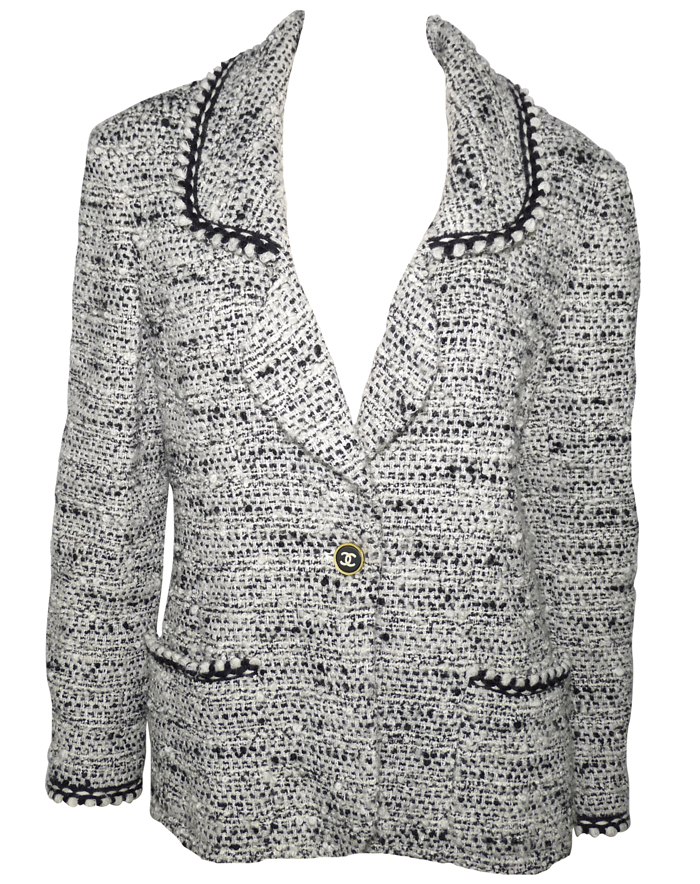 Veste De Sport Blazer Homme Haggar Taille 44R - Laine Tweed Ivoire/beige - 2 Boutons - Très Bon état Occasion