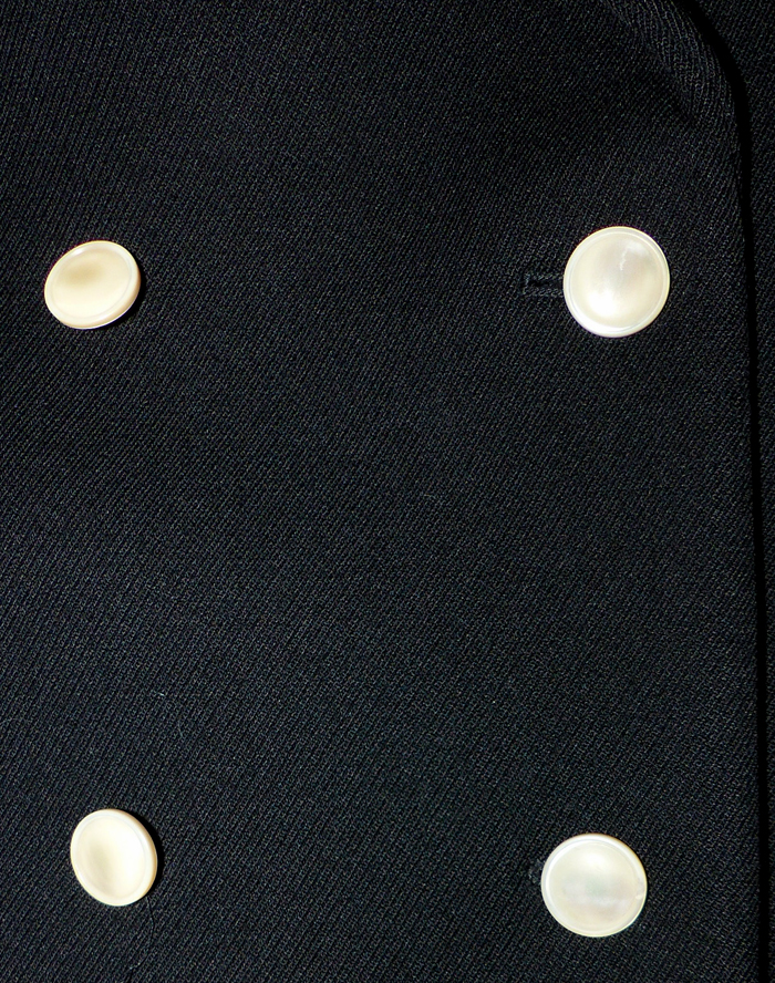Manteau Longueur Genou Victoria Beckham Bleu Marine - Taille US6/UK10, Neuf Sans étiquette