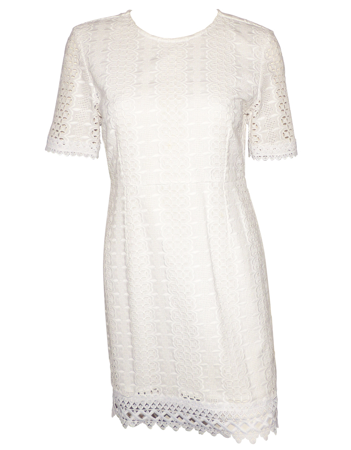 Robe Blanche Cassée Lolitta Pour Fille – Taille 10, Avec Volants, Occasion Très Bon état