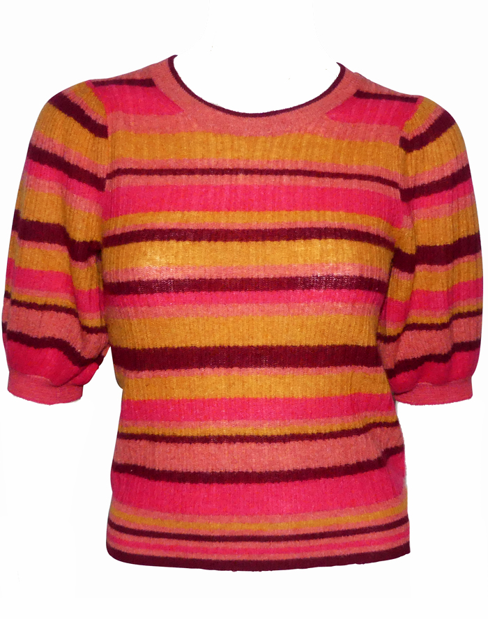 Pull En Cachemire à Rayures Ulla Johnson Taille S – Occasion Très Bon état, Porté Une Fois