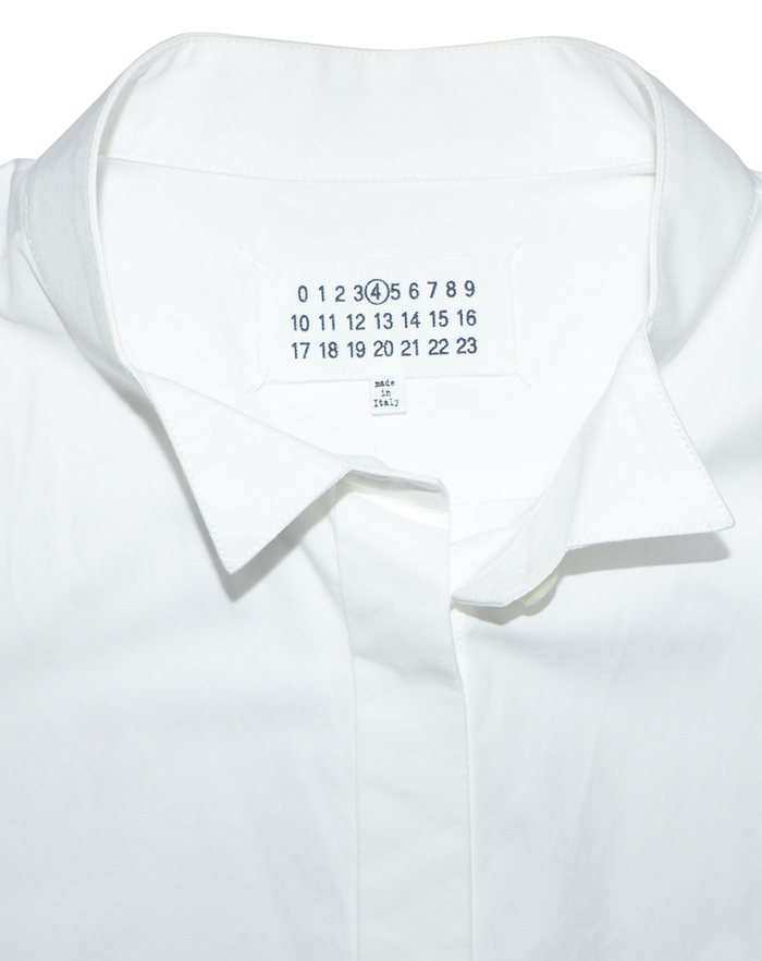Chemisier Long MAISON MARGIELA En Soie Noire - Manches Transparentes - Taille IT38 (US2) - Neuf Avec étiquettes