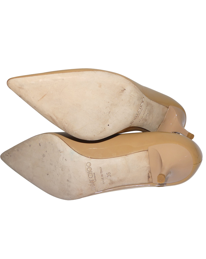 Escarpins Vintage Jimmy Cobra International - Cuir Ajouré Bleu Saphir - Taille 35 - Occasion